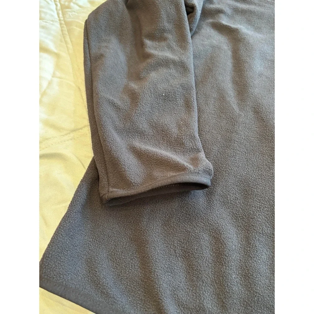 The North Face Mens Anchor 1/4 Zip Fleece Pullover Black Size XL
